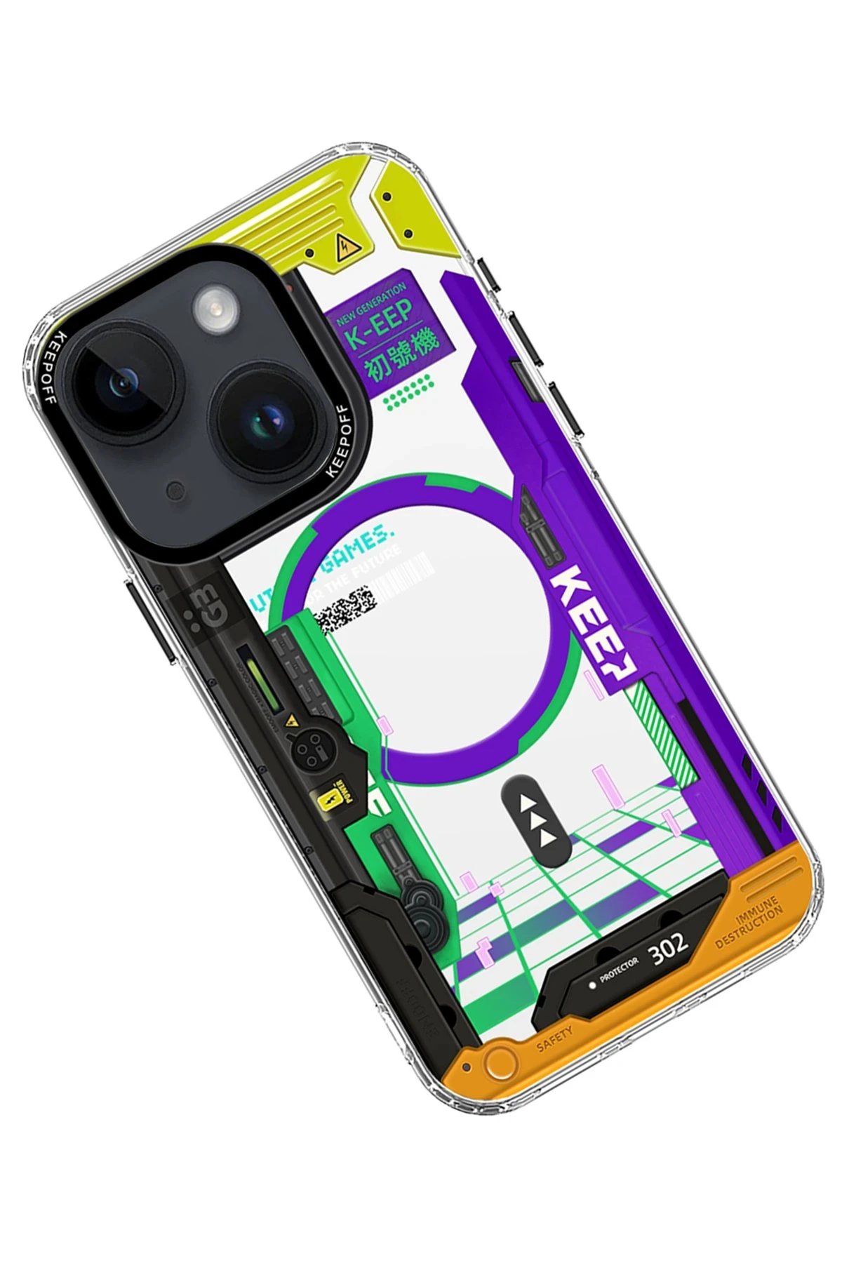 Keep Off iPhone 15 Future Armor Magsafe Kapak - No1 Machine