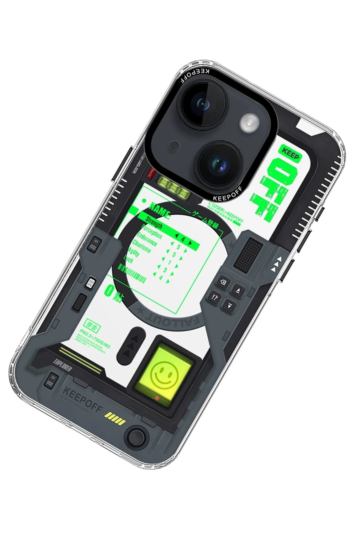 Keep Off iPhone 15 Future Armor Magsafe Kapak - Radiation