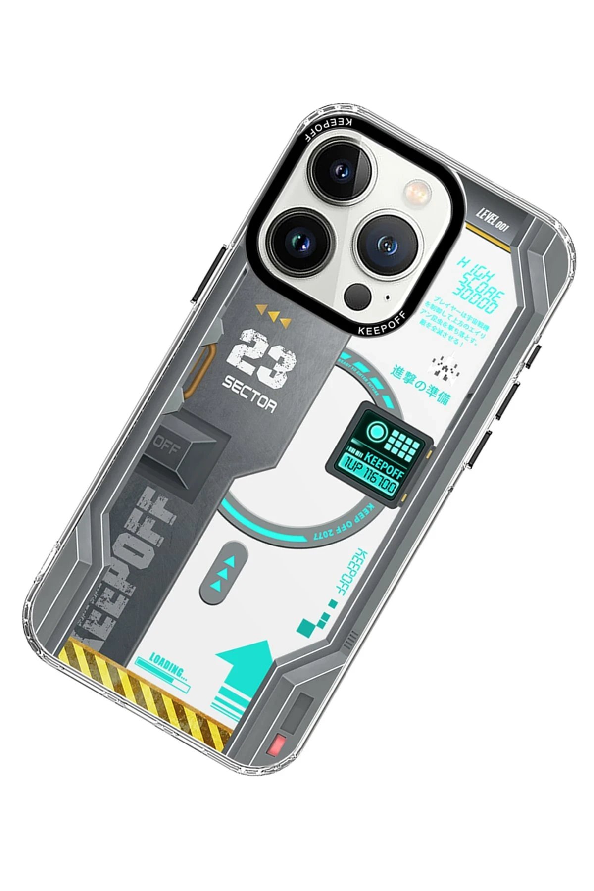 Keep Off iPhone 15 Pro Future Armor Magsafe Kapak - Advance Attack