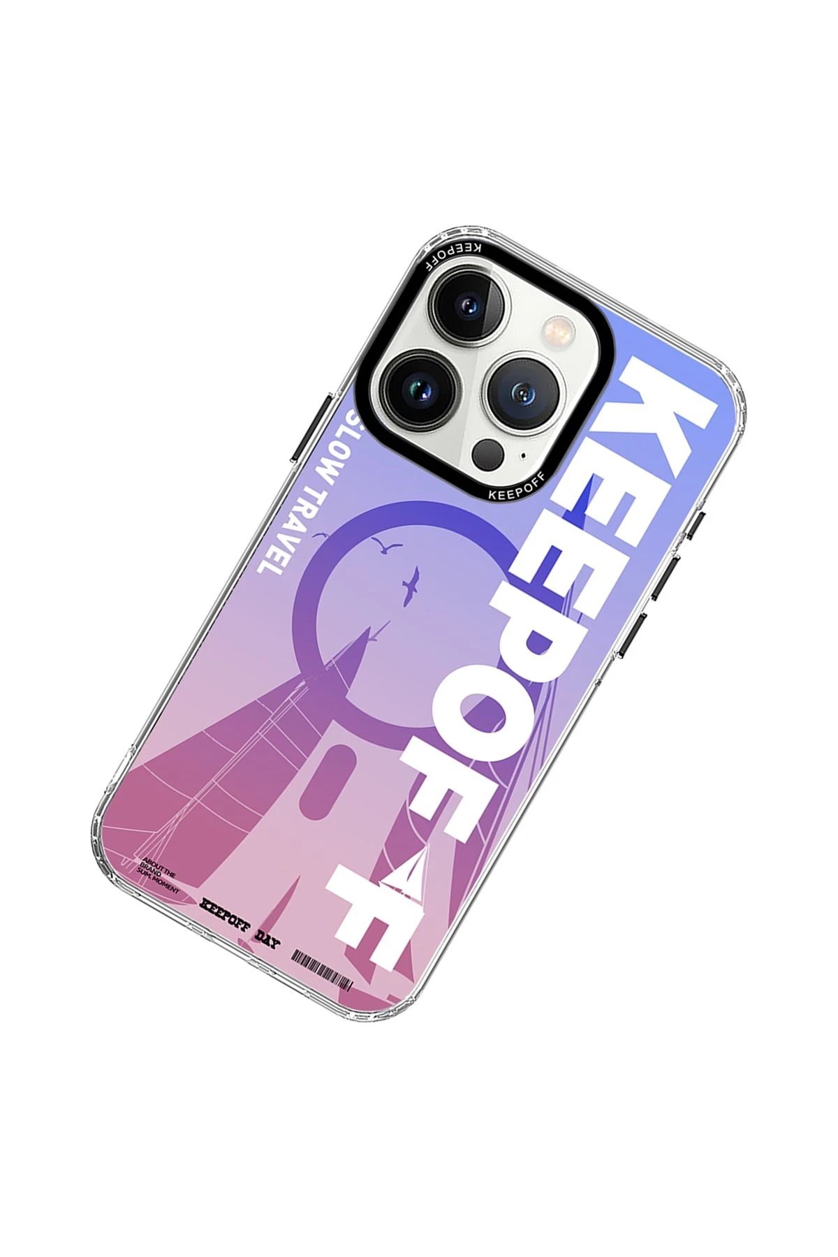 Keep Off iPhone 15 Pro Summer Travel Magsafe Kapak - Quiet Wandering