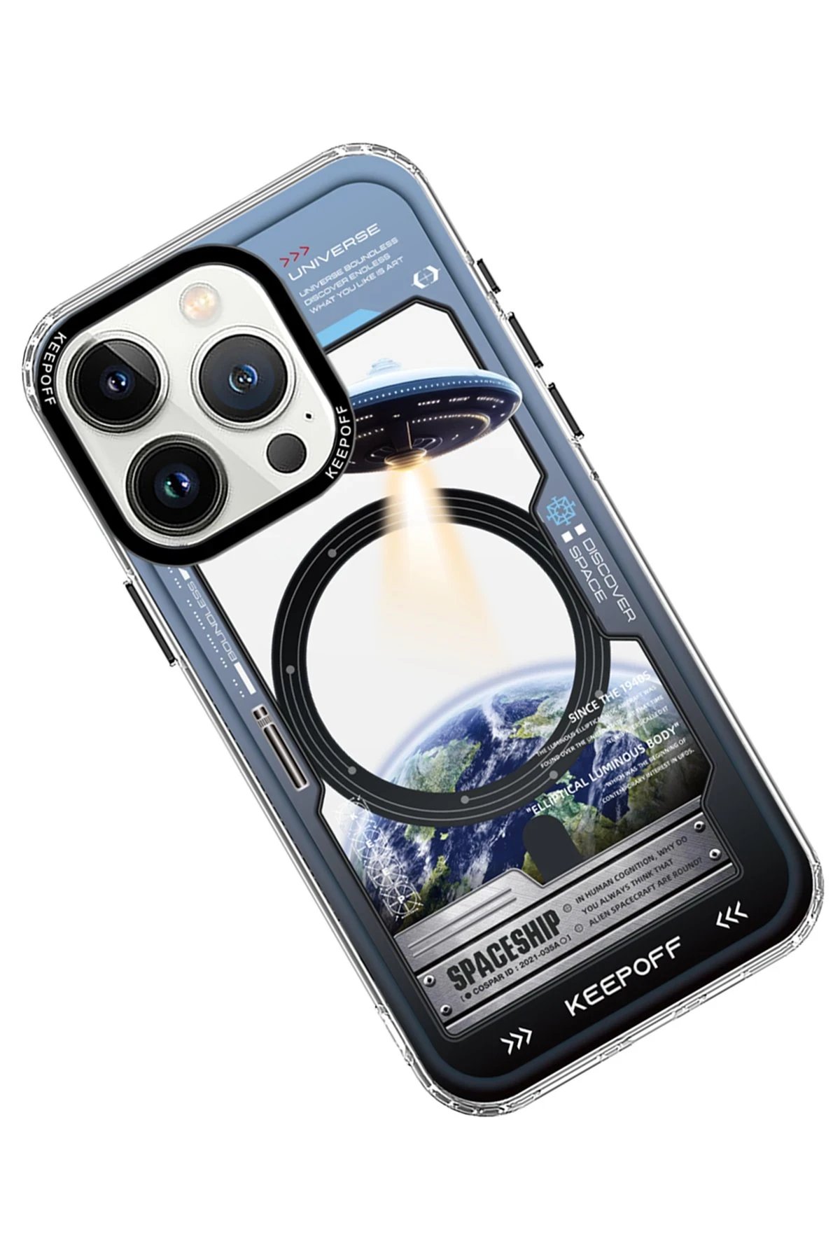 Keep Off iPhone 15 Pro Max Aerospace Magsafe Kapak - Aircraft