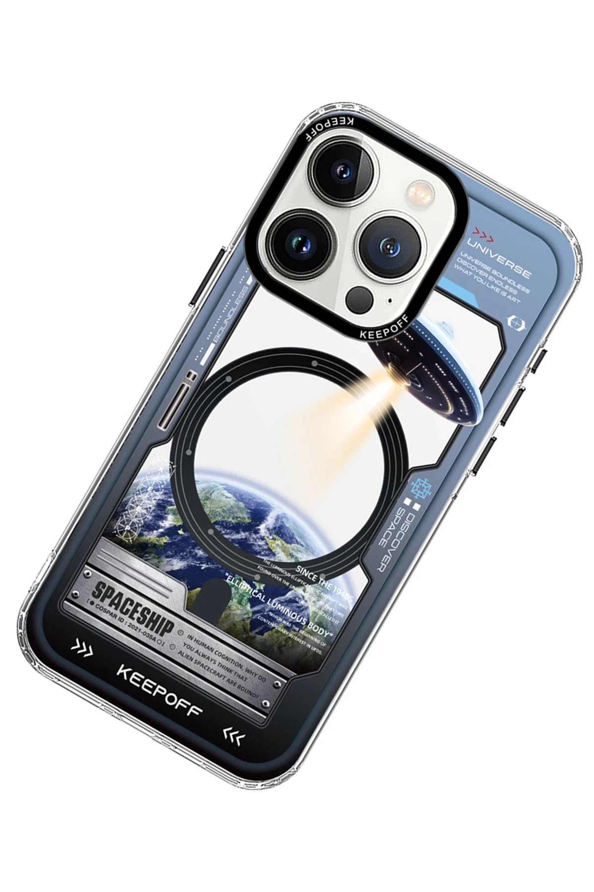 Keep Off iPhone 15 Pro Max Aerospace Magsafe Kapak - Aircraft