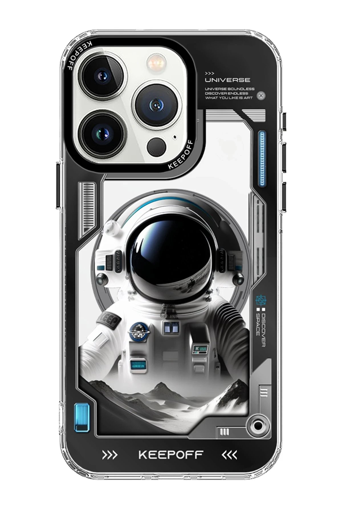 Keep Off iPhone 15 Pro Max Aerospace Magsafe Kapak - Spaceman