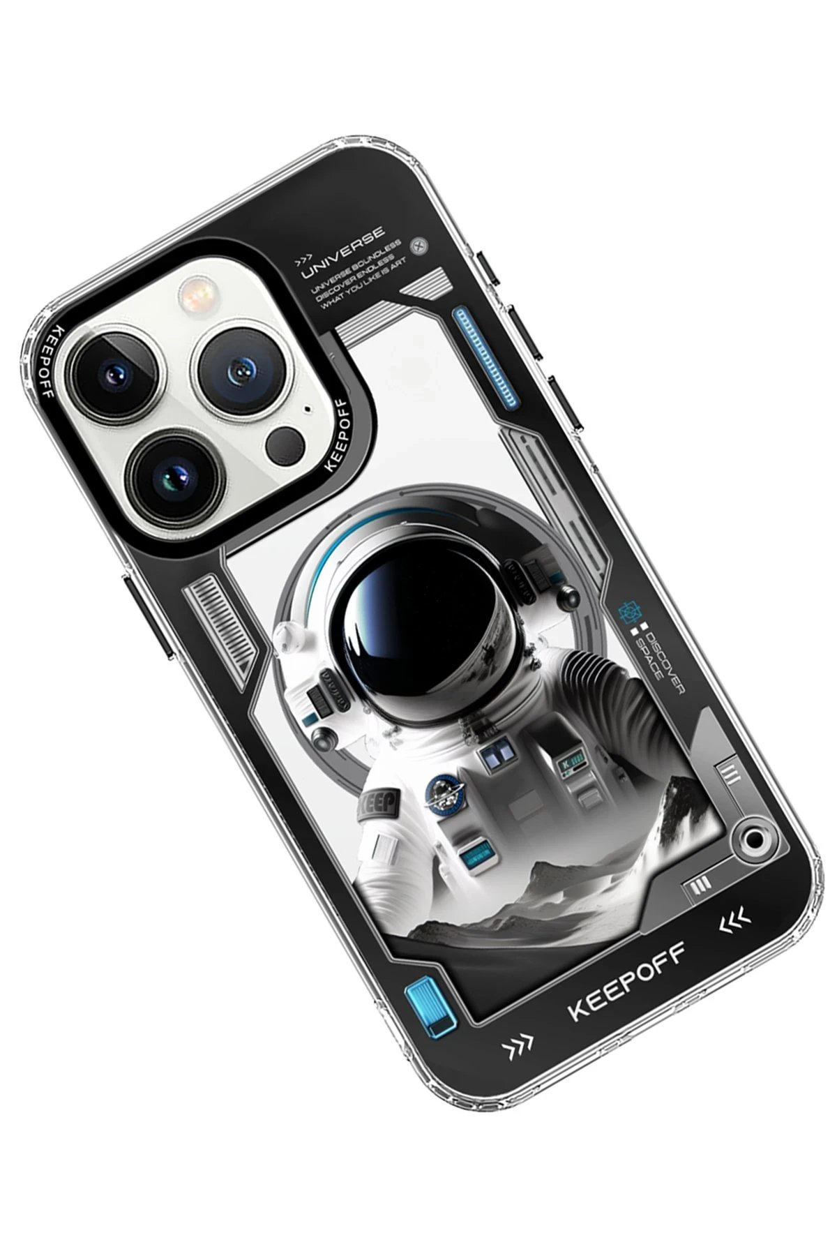 Keep Off iPhone 15 Pro Max Aerospace Magsafe Kapak - Spaceman