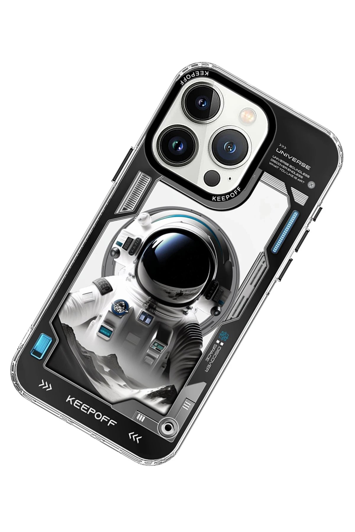 Keep Off iPhone 15 Pro Max Aerospace Magsafe Kapak - Spaceman