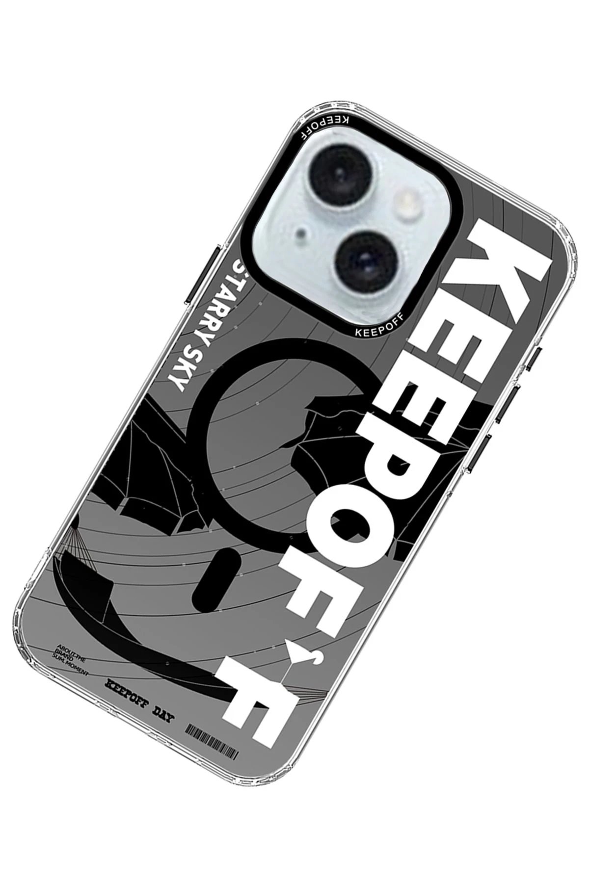 Keep Off iPhone 15 Summer Travel Magsafe Kapak - Starry Night