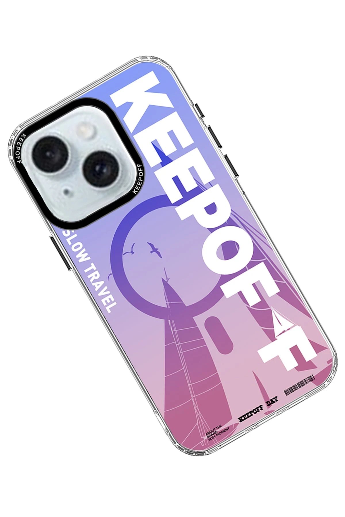 Keep Off iPhone 15 Summer Travel Magsafe Kapak - Quiet Wandering