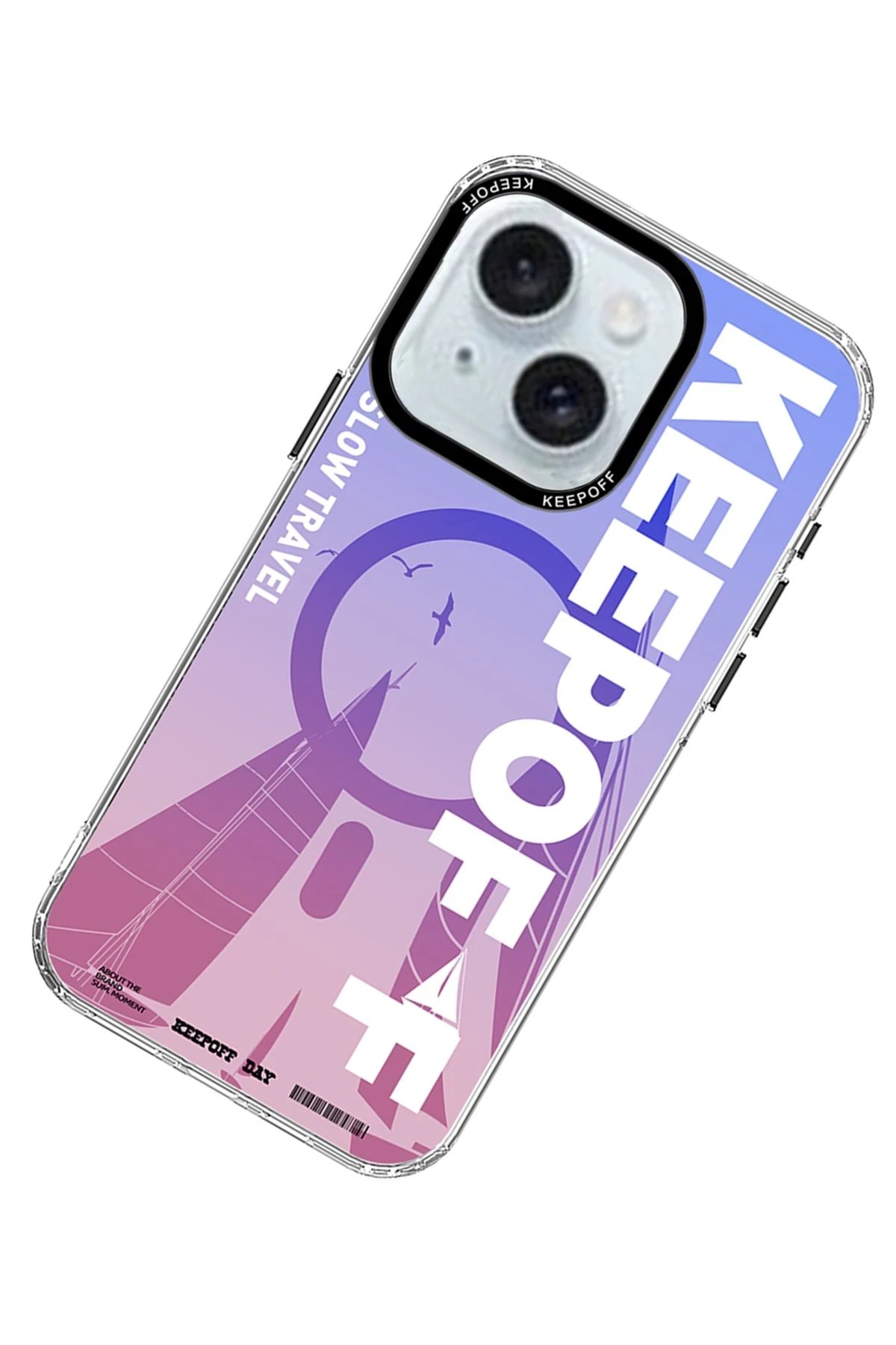 Keep Off iPhone 15 Summer Travel Magsafe Kapak - Quiet Wandering