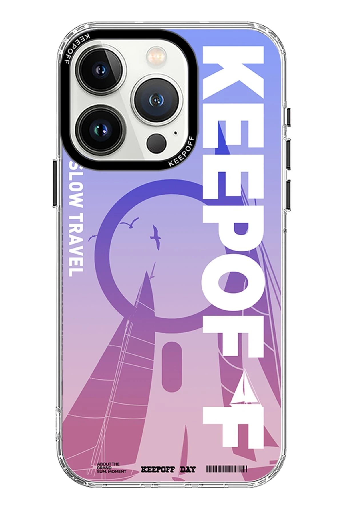 Keep Off iPhone 15 Pro Max Summer Travel Magsafe Kapak - Quiet Wandering