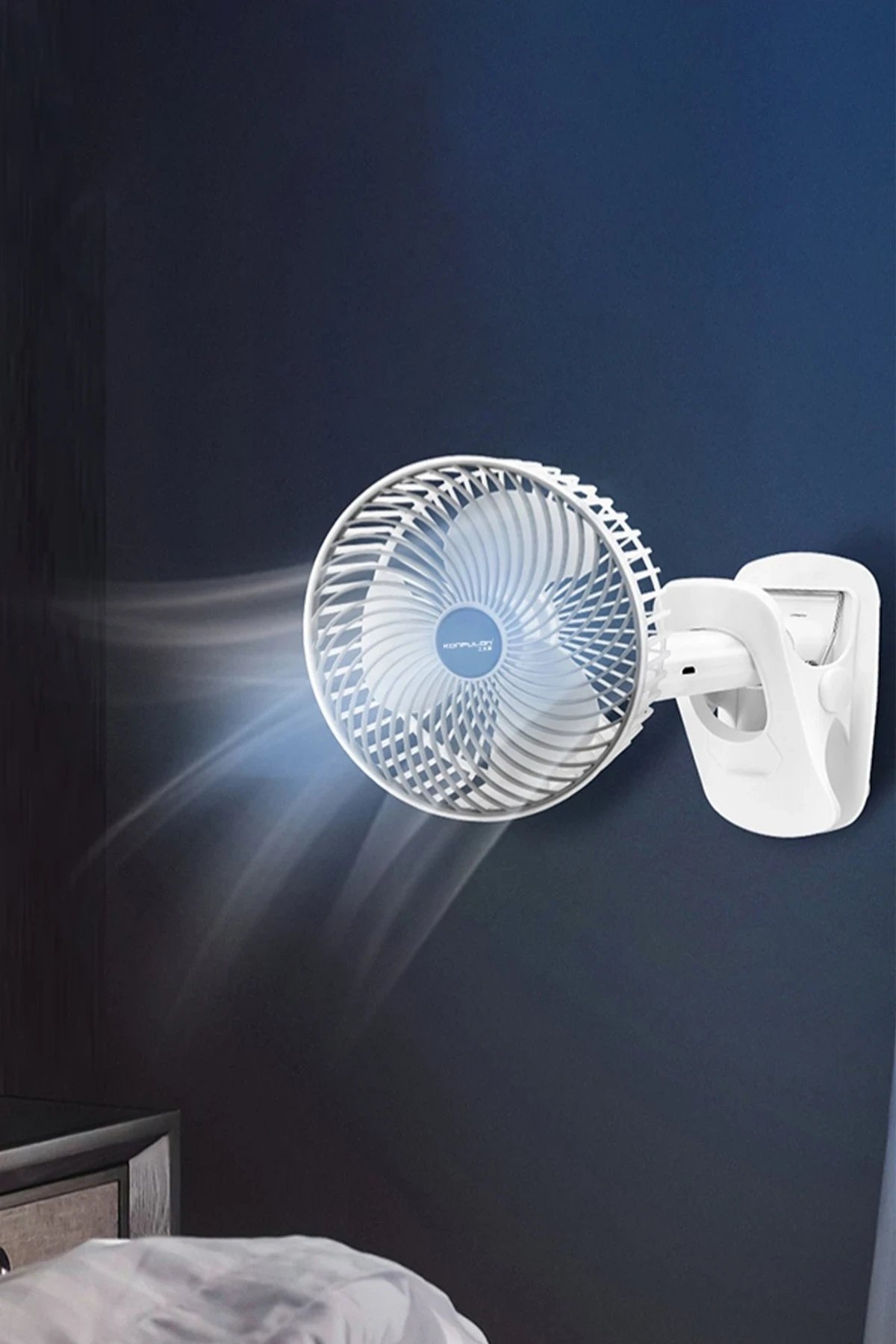 Konfulon FS19 Masaüstü Soğutma Fanı - Beyaz