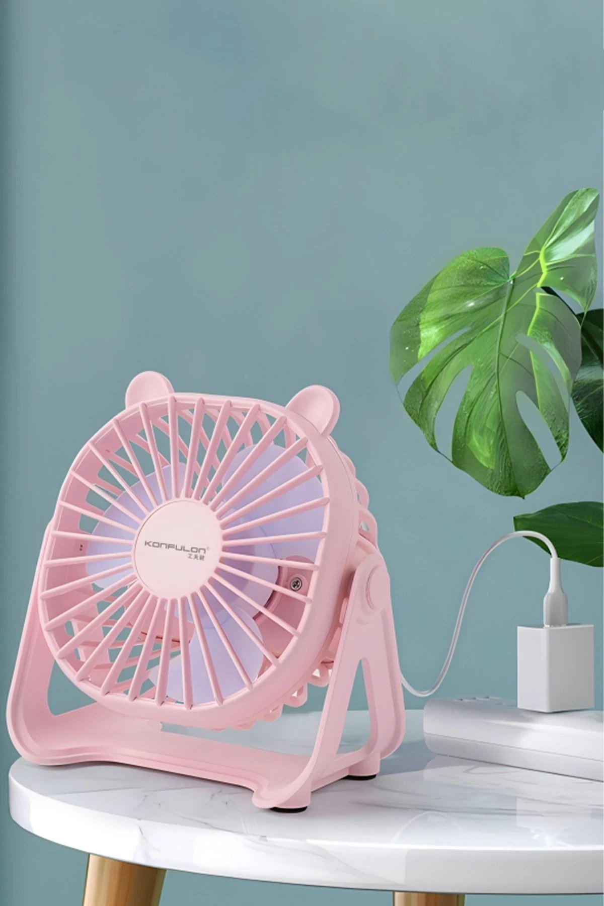 Konfulon FS23 Masaüstü Soğutma Fanı - Beyaz