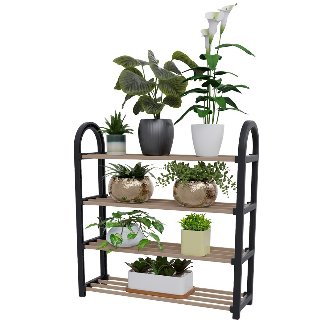 MASİF AHŞAP 4 KATLI AYAKKABILIK