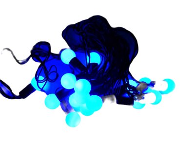 MAVİ TOP MODELİ 5MT DEKORATİF LED IŞIK LAMBA