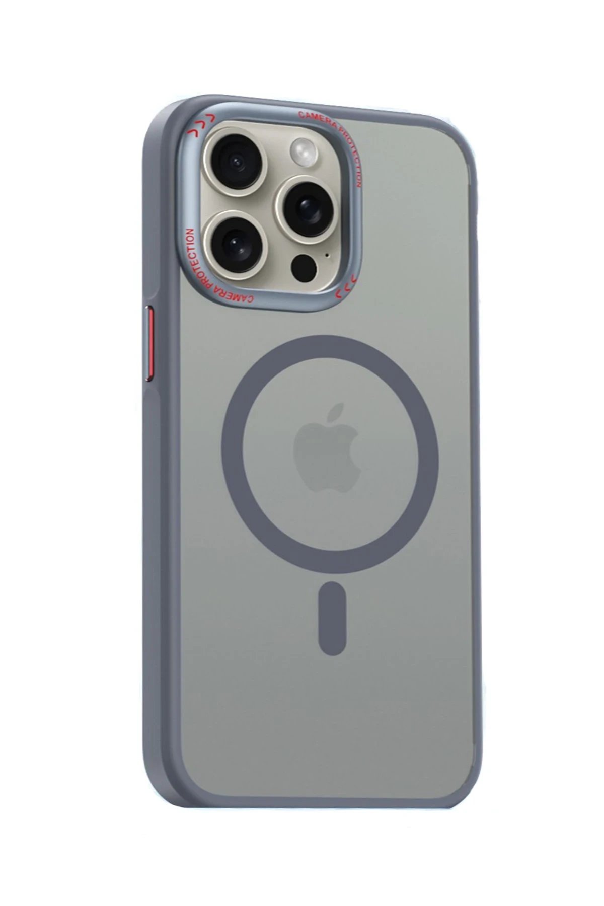 Movenchy iPhone 14 Pro Max Kılıf Radyant Magsafe Kapak - Titan Gri