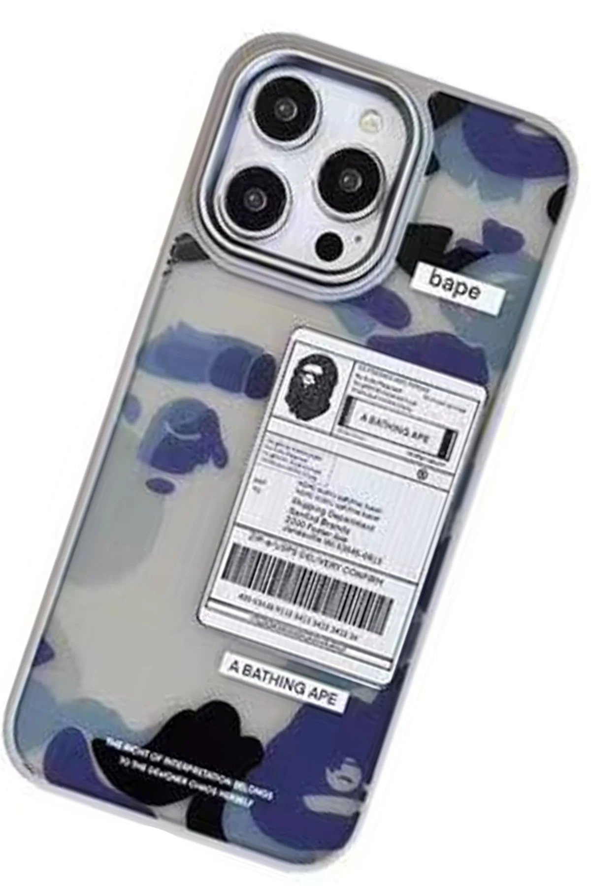 Movenchy iPhone 14 Pro Max Terra Desenli Kapak - Siyah - 3