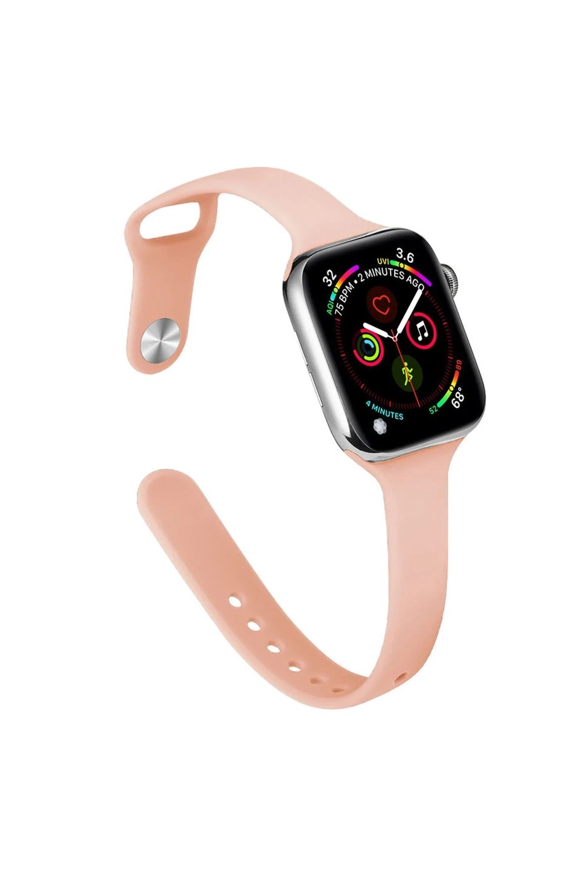 Newface Apple Watch 38mm Klasik Kordon - Pudra
