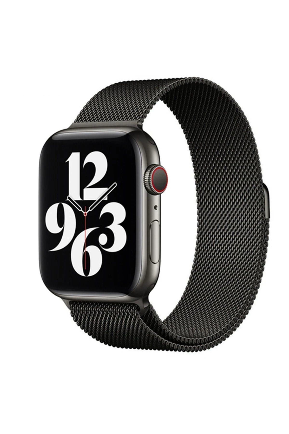 Newface Apple Watch 38mm Metal Mıknatıslı Kordon - Siyah