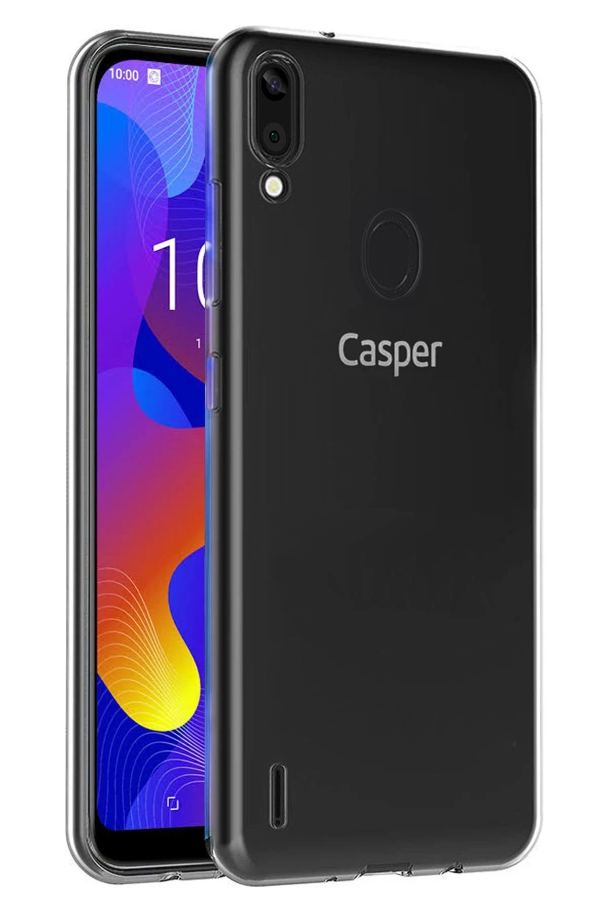 Newface Casper Via E3 Kılıf Lüx Şeffaf Silikon - Şeffaf
