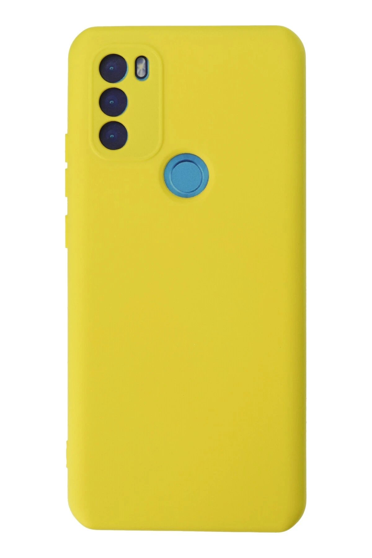 Newface General Mobile GM 21 Plus Kılıf Nano içi Kadife Silikon - Sarı