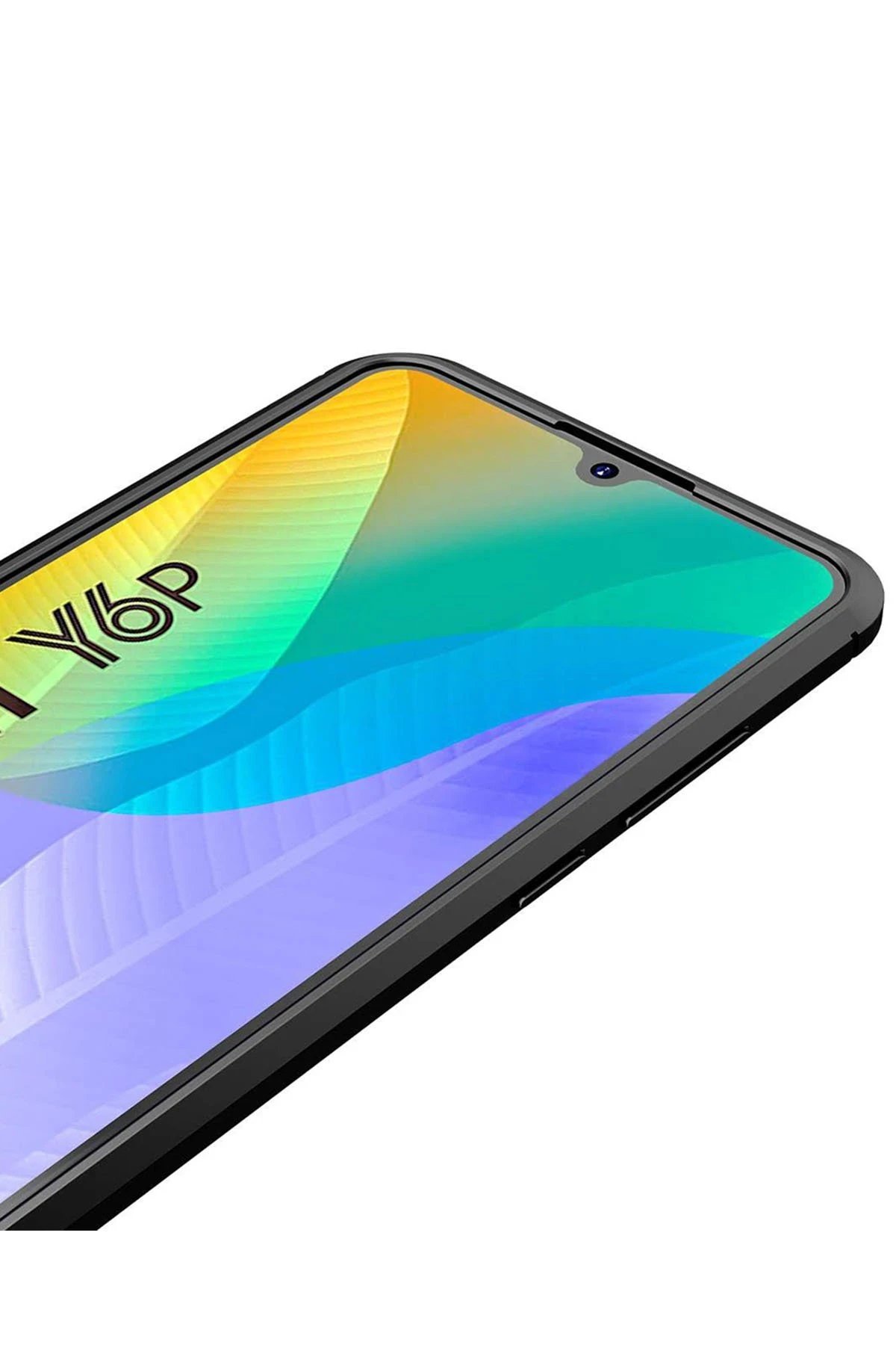 Newface Huawei Y6P Kılıf Auto Focus Kapak - Siyah