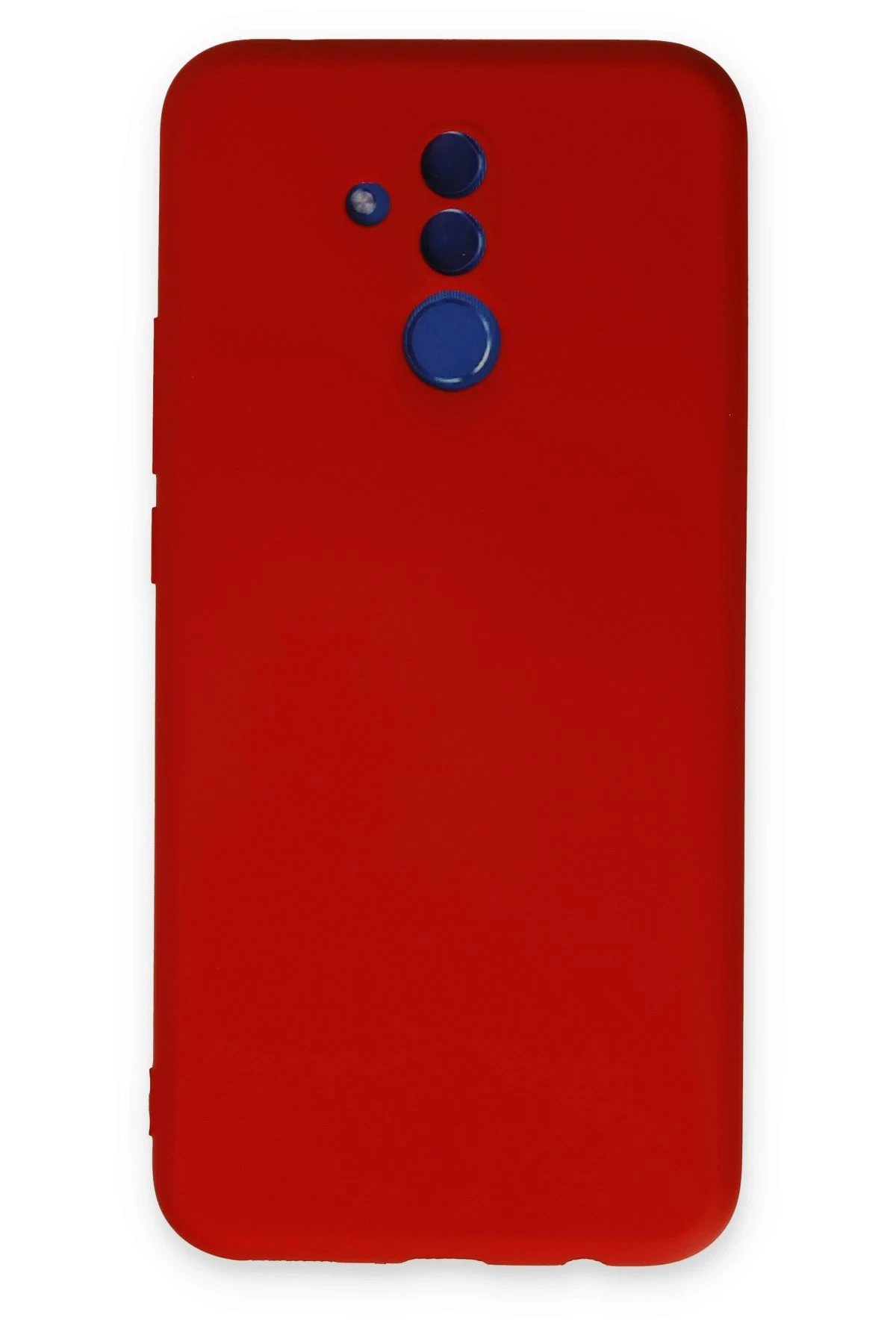 Newface Huawei Mate 20 Lite Kılıf Nano içi Kadife Silikon - Kırmızı