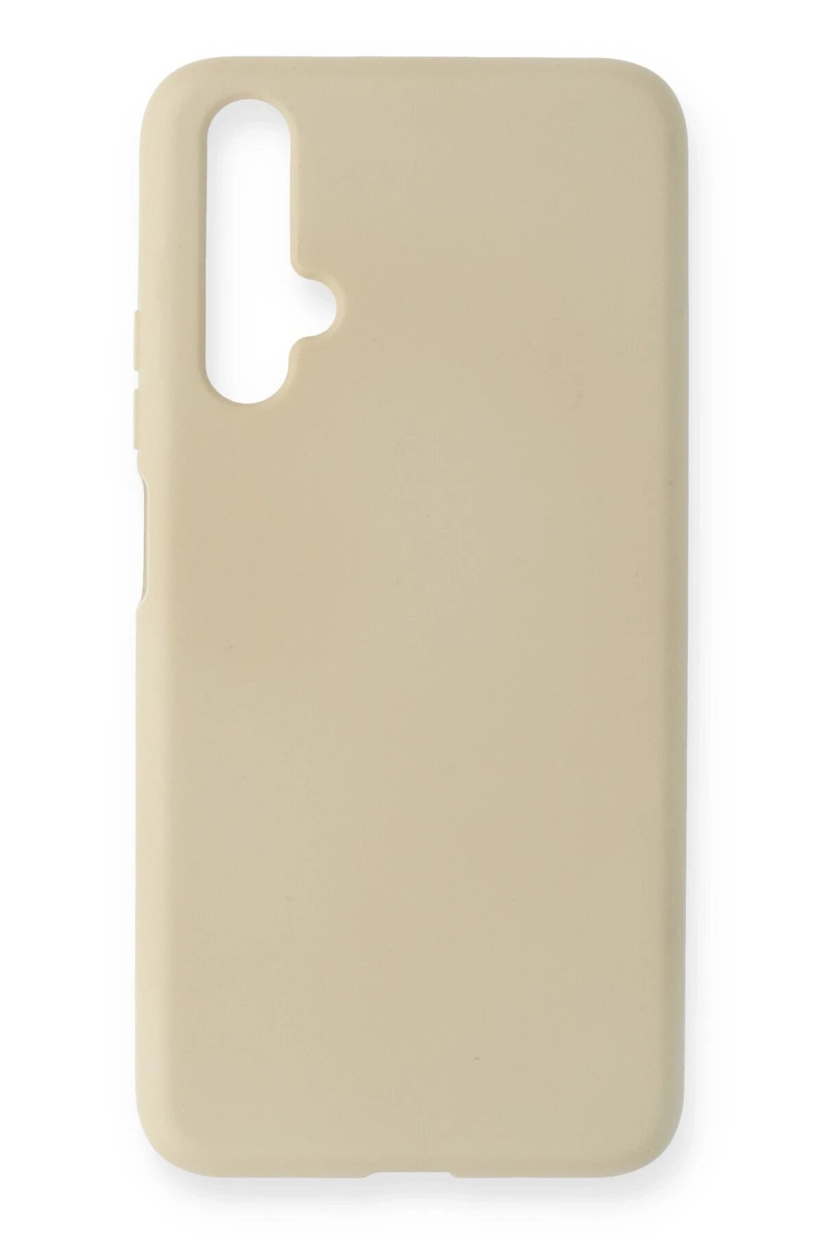 Newface Huawei Honor 20 Kılıf Nano içi Kadife Silikon - Kemik