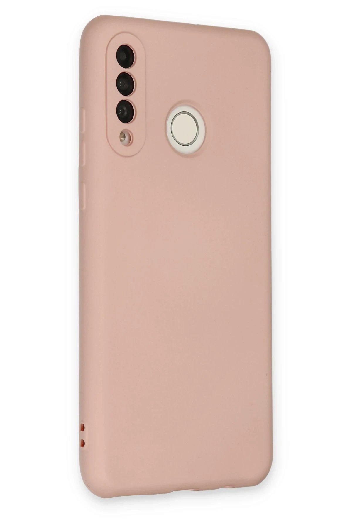 Newface Huawei P30 Lite Kılıf Nano içi Kadife Silikon - Pudra