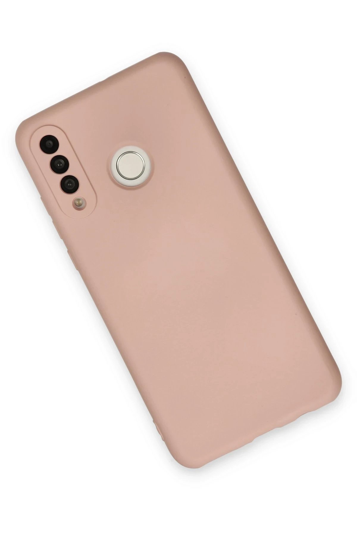 Newface Huawei P30 Lite Kılıf Nano içi Kadife Silikon - Pudra