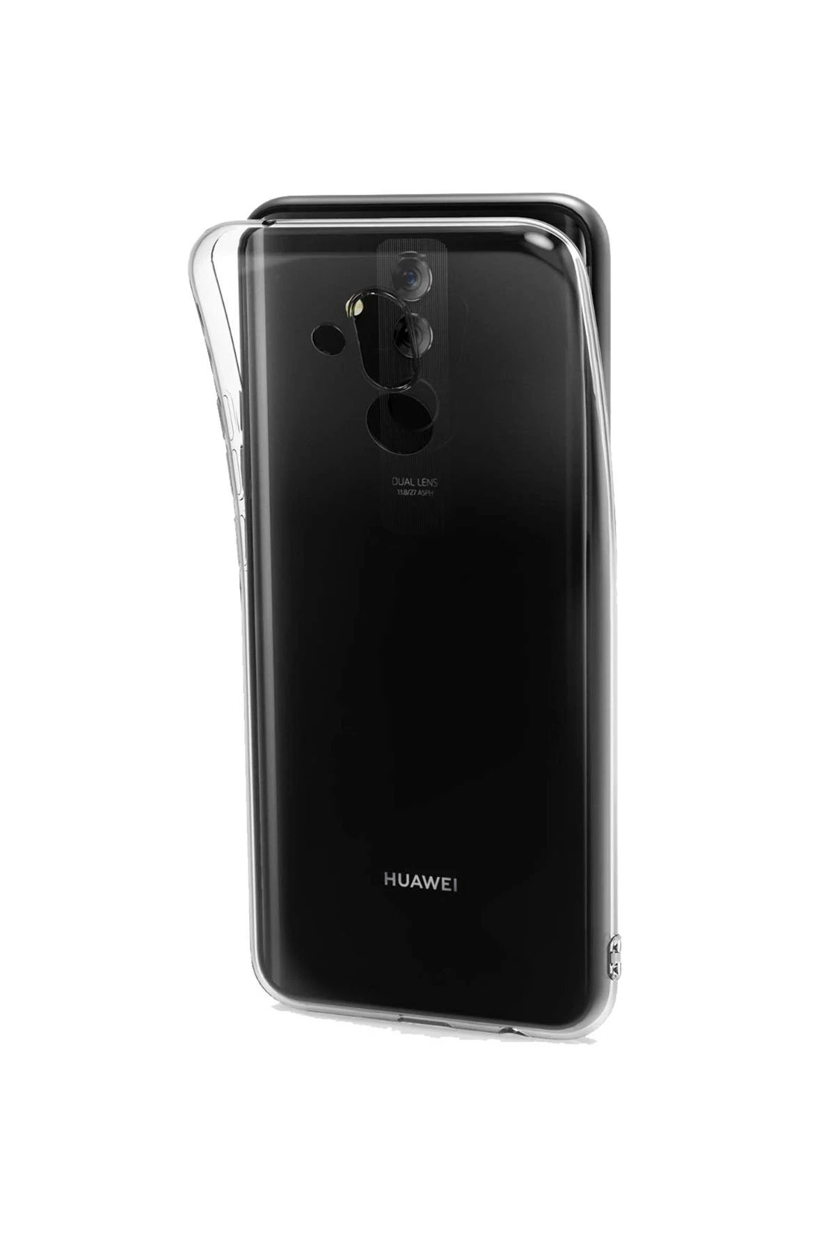 Newface Huawei Mate 20 Lite Kılıf Lüx Şeffaf Silikon