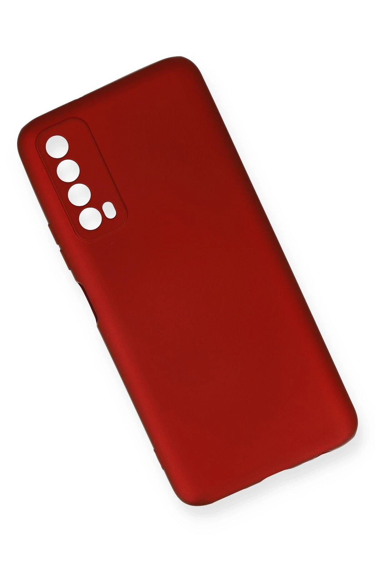 Newface Huawei P Smart 2021 Kılıf First Silikon - Bordo