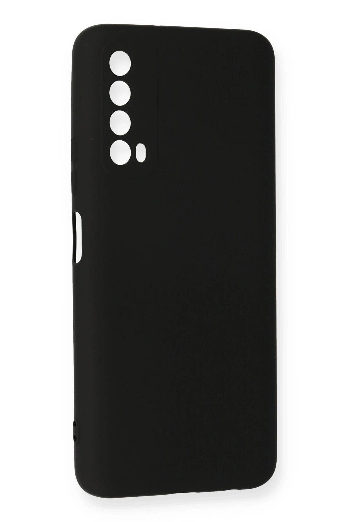 Newface Huawei P Smart 2021 Kılıf Nano içi Kadife Silikon - Siyah