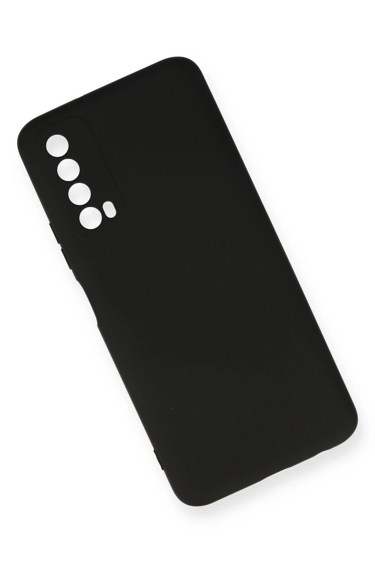 Newface Huawei P Smart 2021 Kılıf Nano içi Kadife Silikon - Siyah