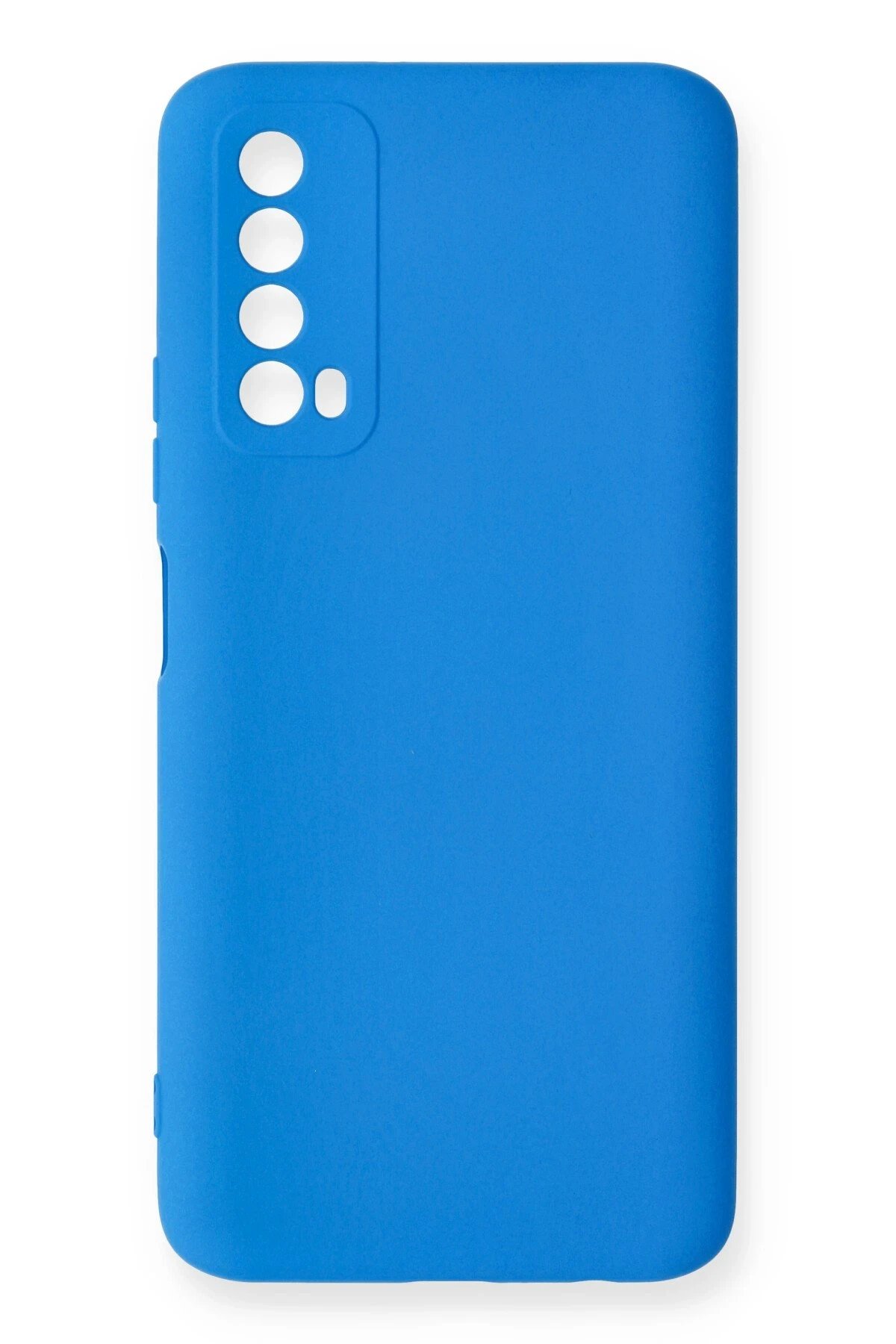 Newface Huawei P Smart 2021 Kılıf Nano içi Kadife Silikon - Mavi