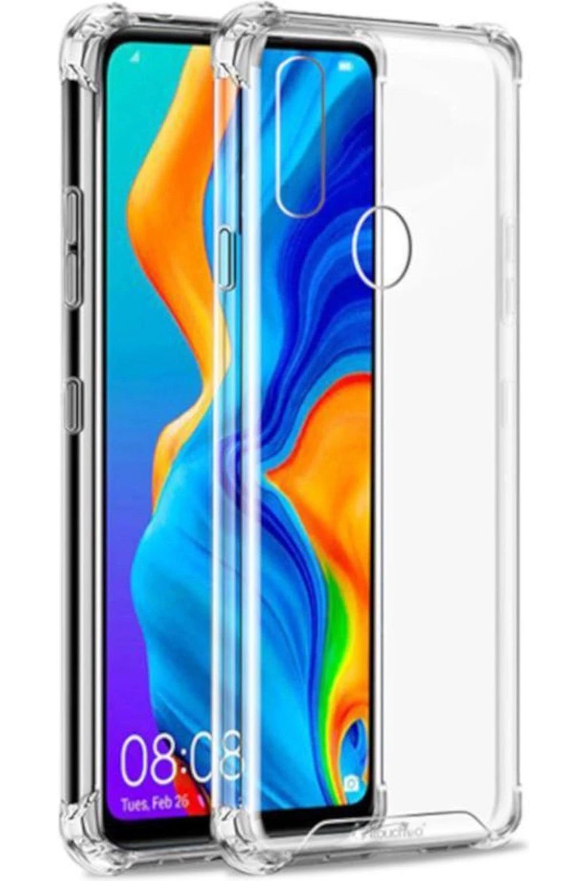 Newface Huawei P40 Lite E Kılıf Olex Tpu Silikon - Şeffaf