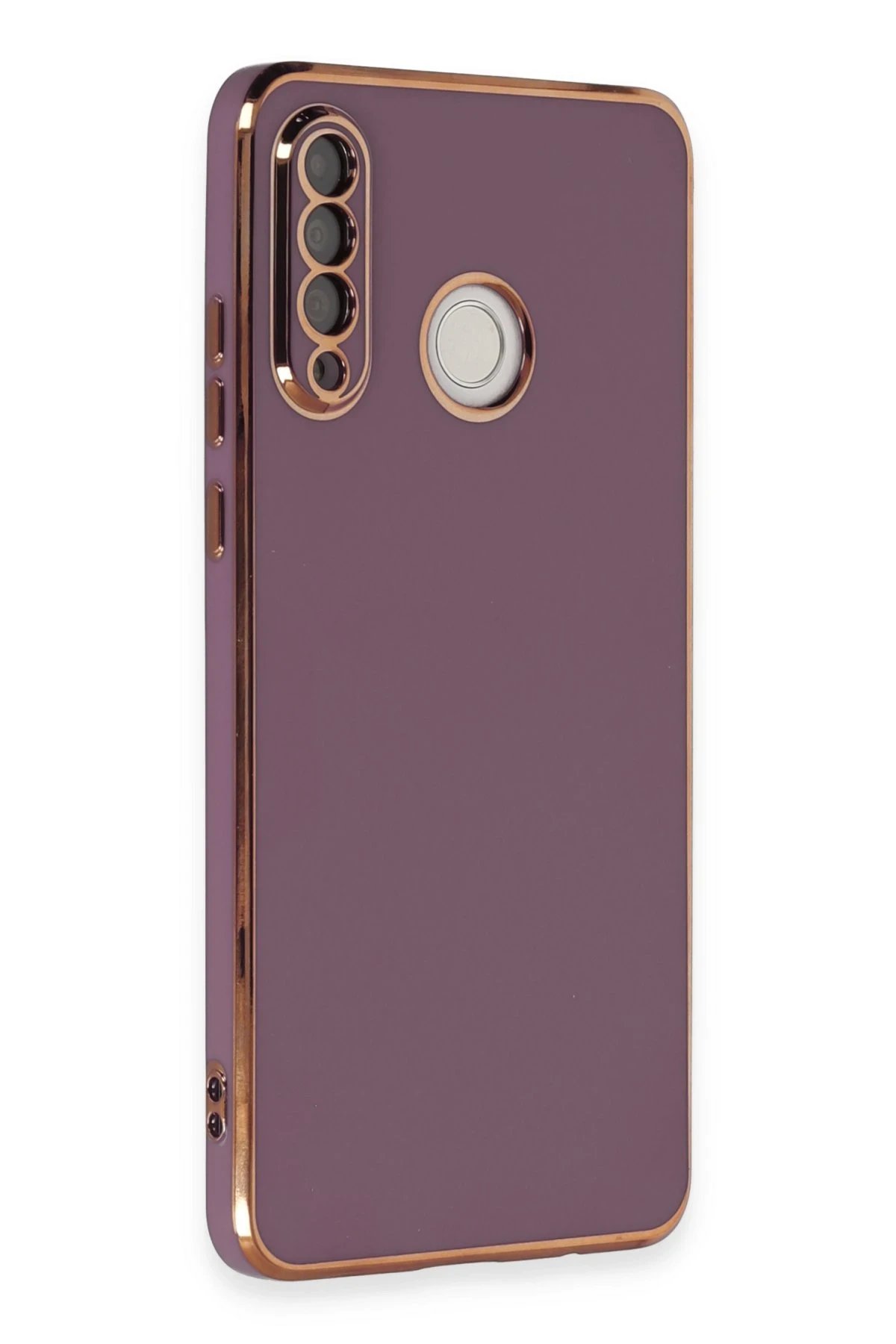 Newface Huawei P30 Lite Kılıf Volet Silikon - Mor