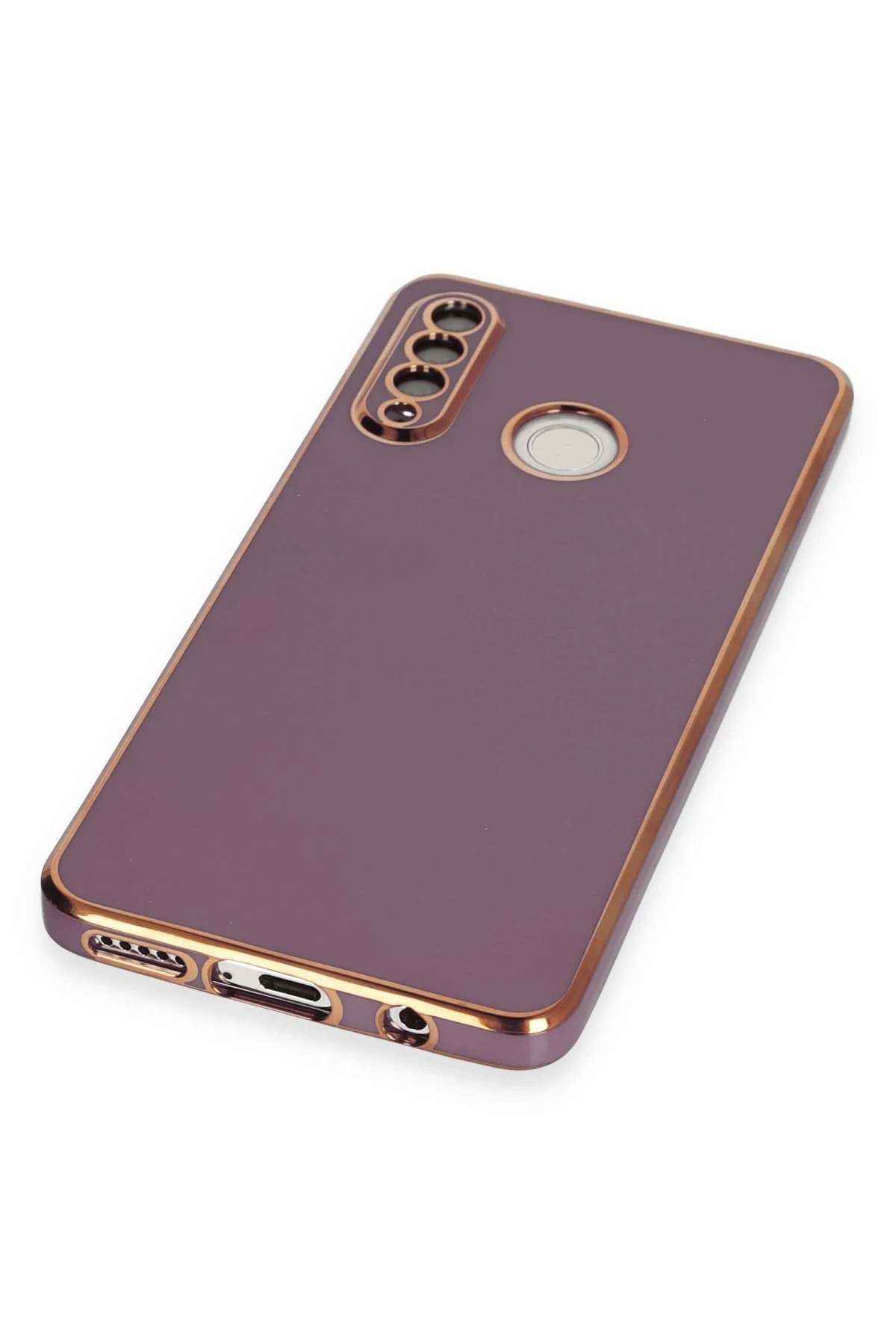 Newface Huawei P30 Lite Kılıf Volet Silikon - Mor