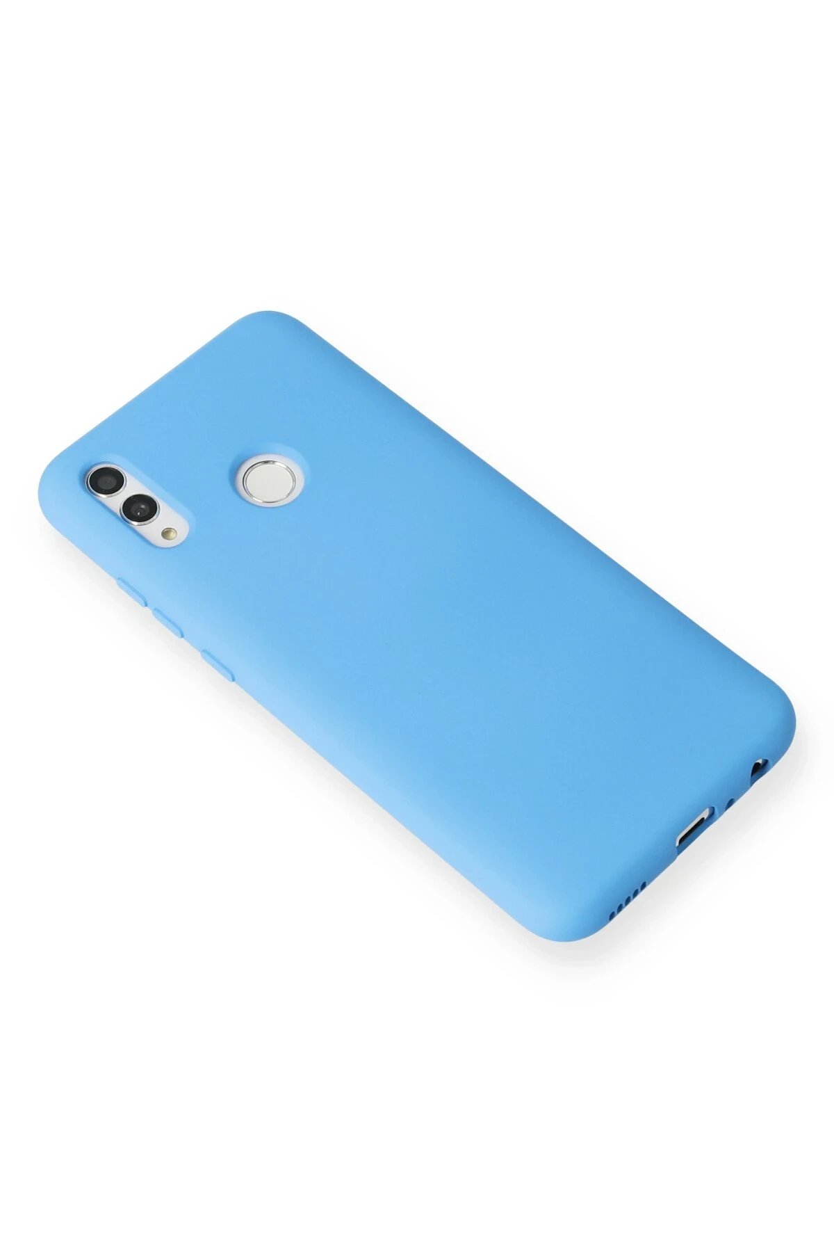 Newface Huawei P Smart 2019 Kılıf Nano içi Kadife Silikon - Mavi