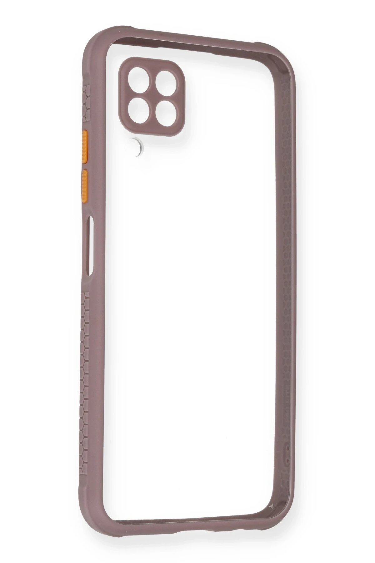 Newface Huawei P40 Lite Kılıf Miami Şeffaf Silikon - Açık Mor