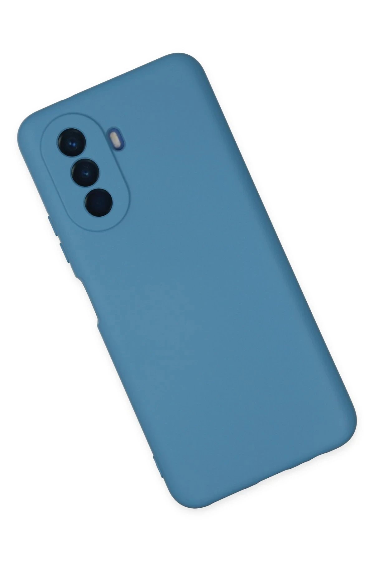 Newface Huawei Nova Y70 Kılıf Nano içi Kadife Silikon - Mavi