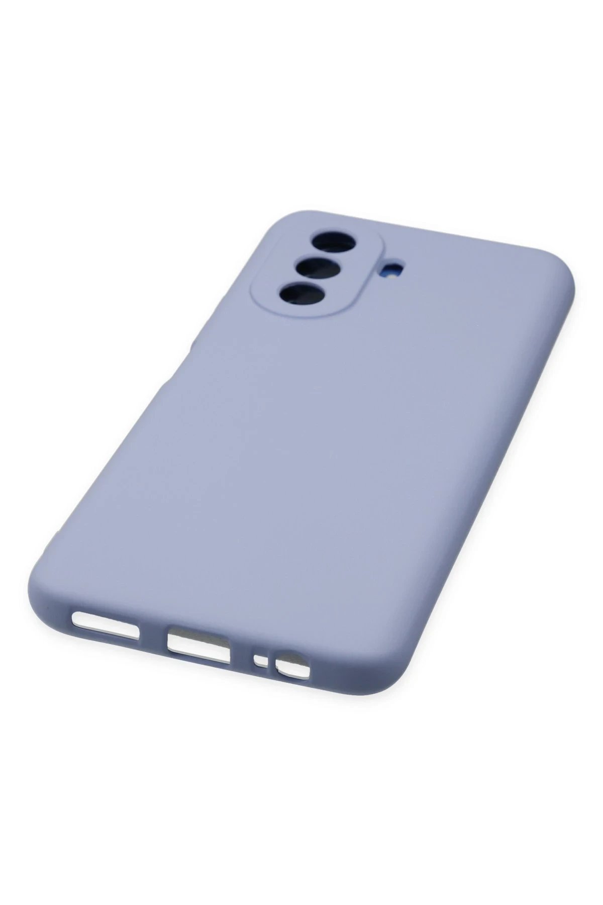 Newface Huawei Nova Y70 Kılıf Nano içi Kadife Silikon - Lila