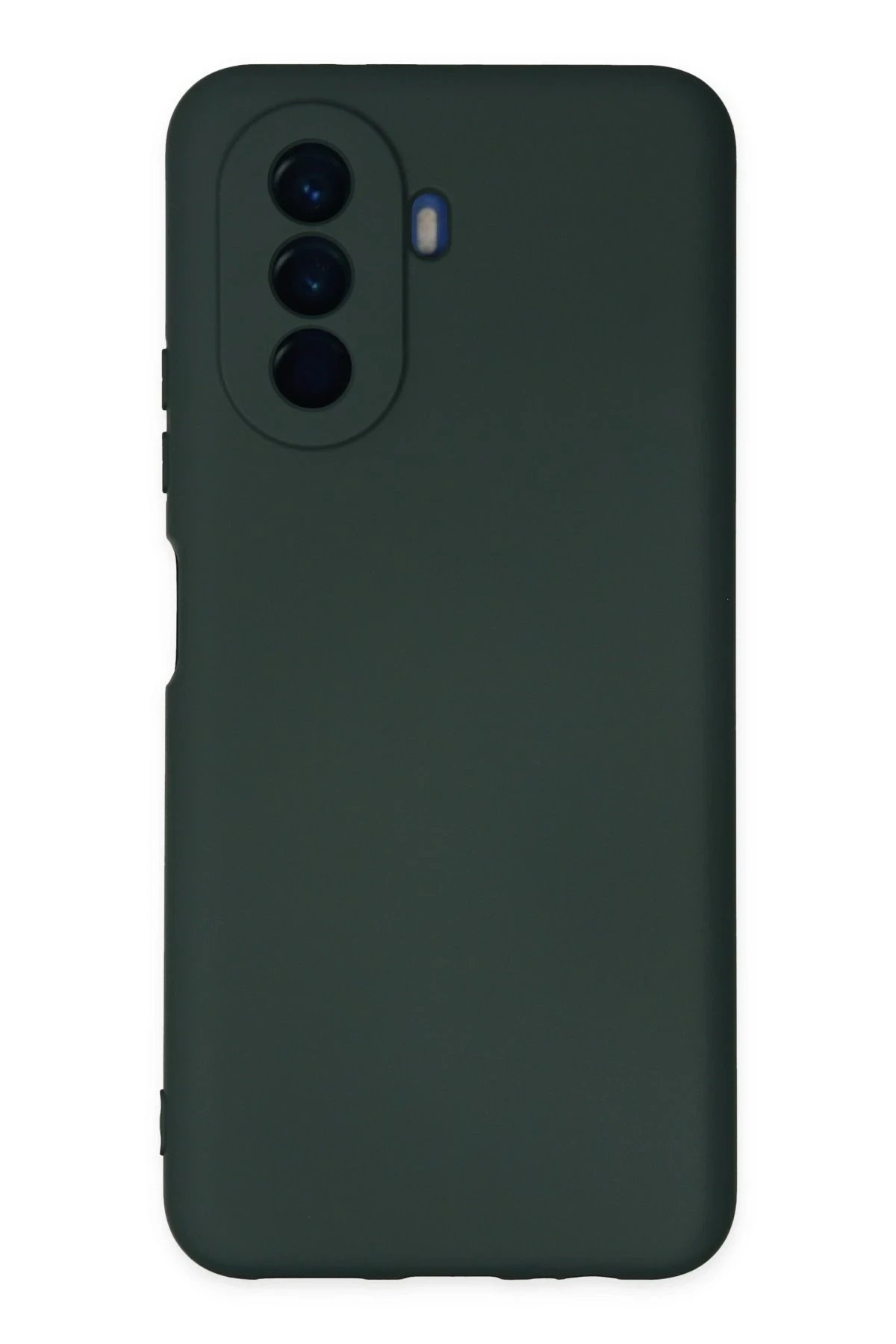 Newface Huawei Nova Y70 Kılıf Nano içi Kadife Silikon - Koyu Yeşil