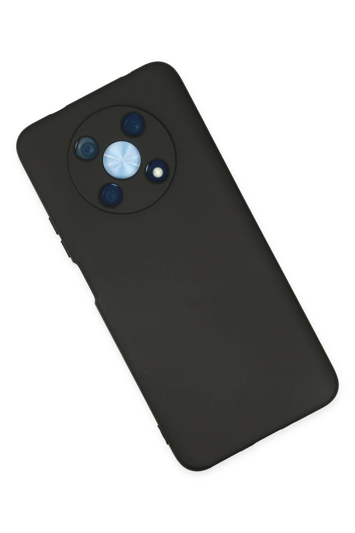 Newface Huawei Nova Y90 Kılıf Nano içi Kadife Silikon - Siyah