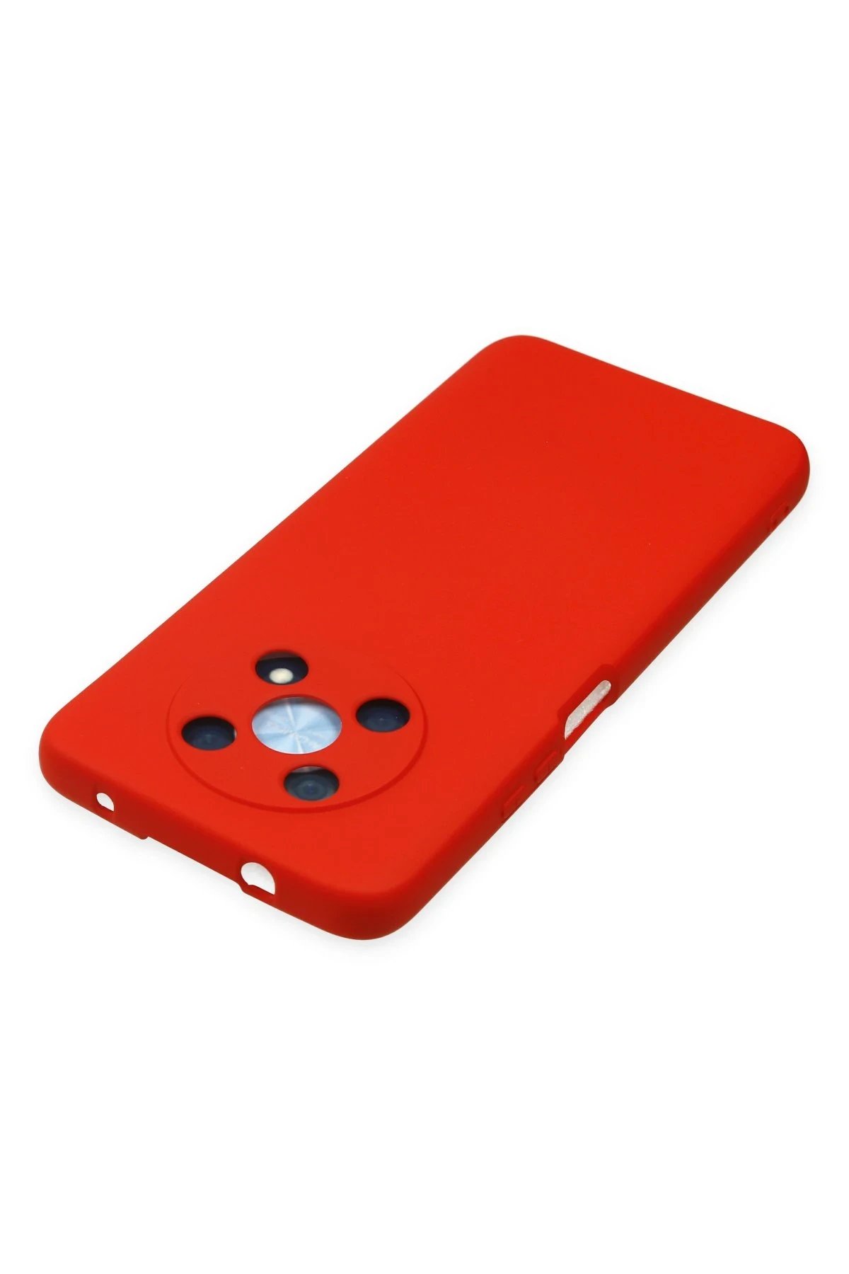 Newface Huawei Nova Y90 Kılıf Nano içi Kadife Silikon - Kırmızı