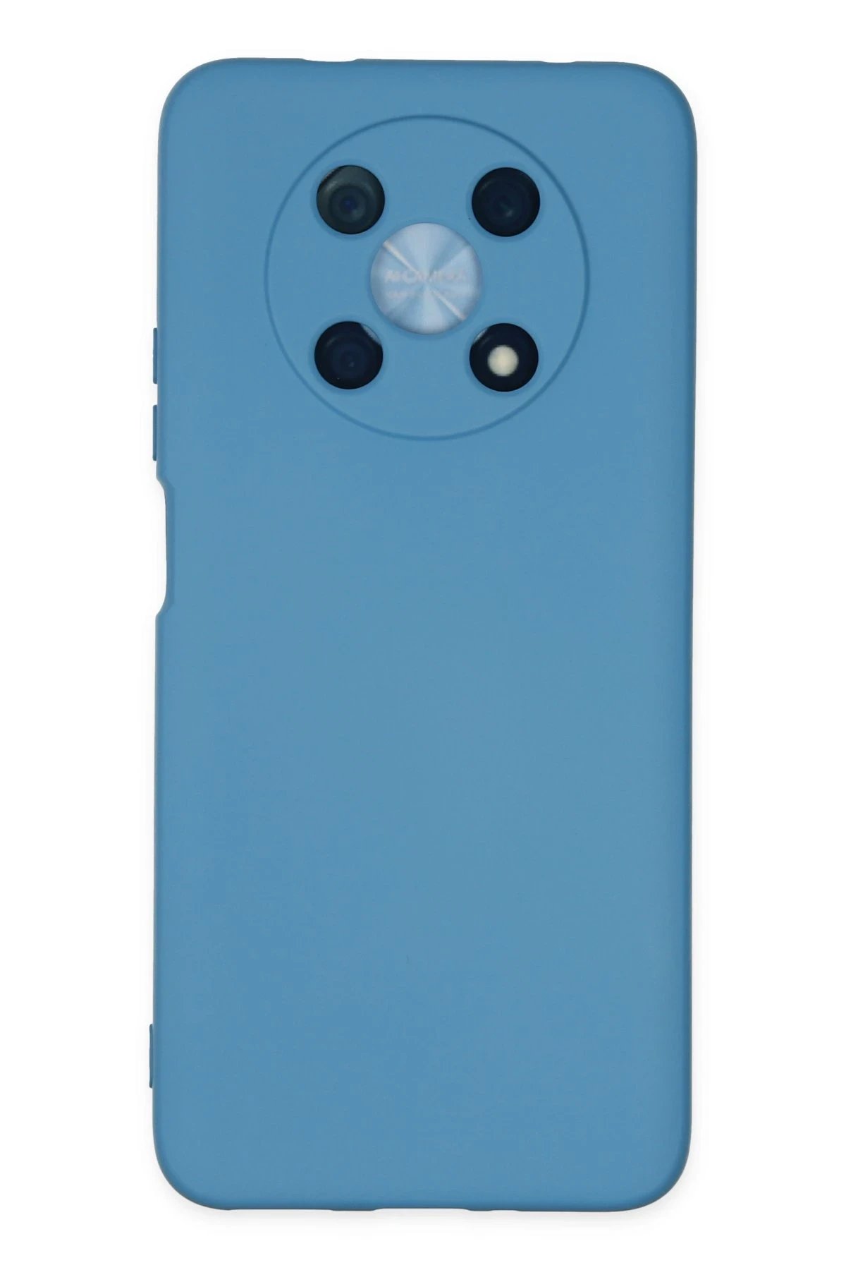 Newface Huawei Nova Y90 Kılıf Nano içi Kadife Silikon - Mavi