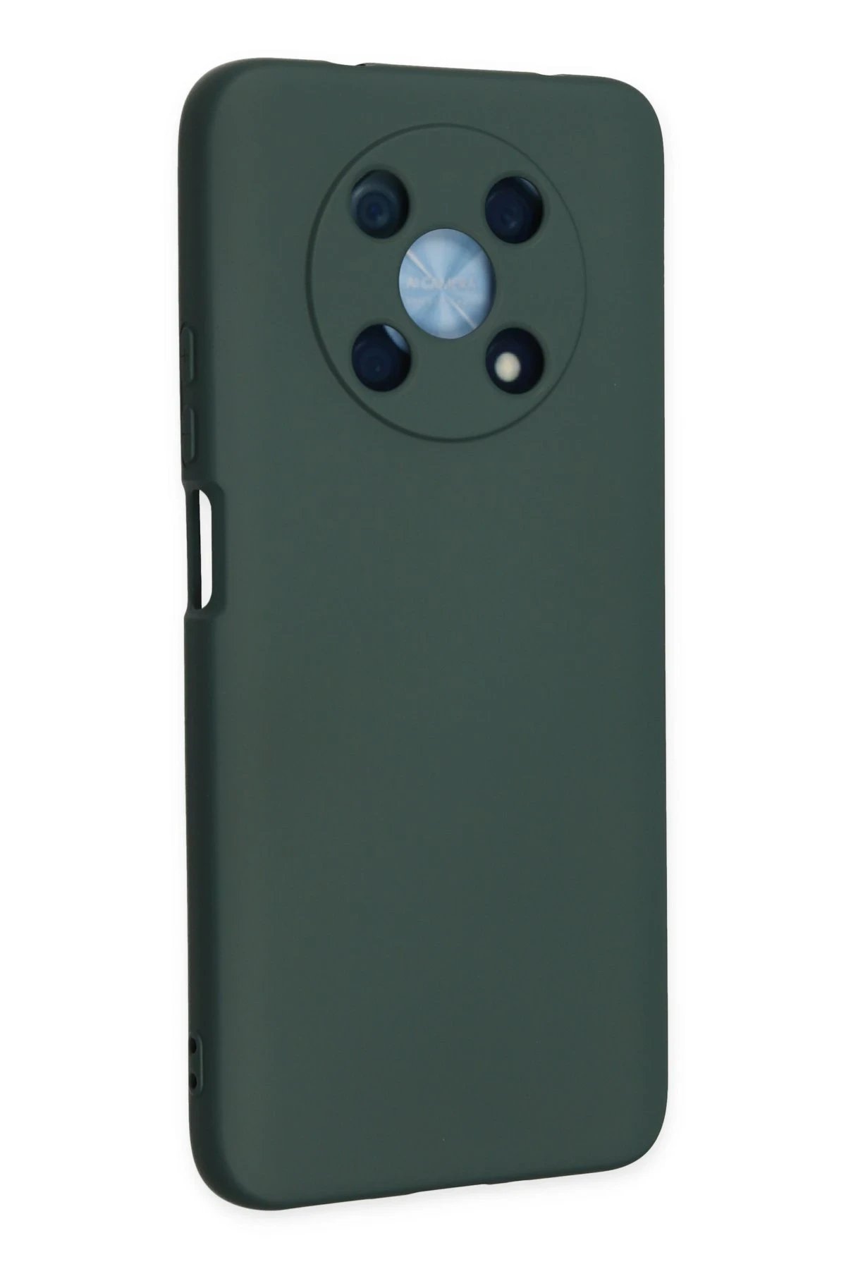 Newface Huawei Nova Y90 Kılıf Nano içi Kadife Silikon - Koyu Yeşil