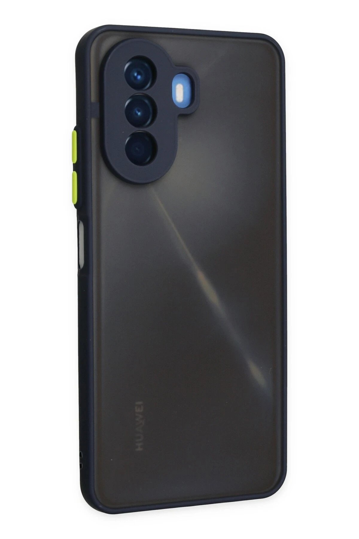 Newface Huawei Nova Y70 Kılıf Montreal Silikon Kapak - Lacivert