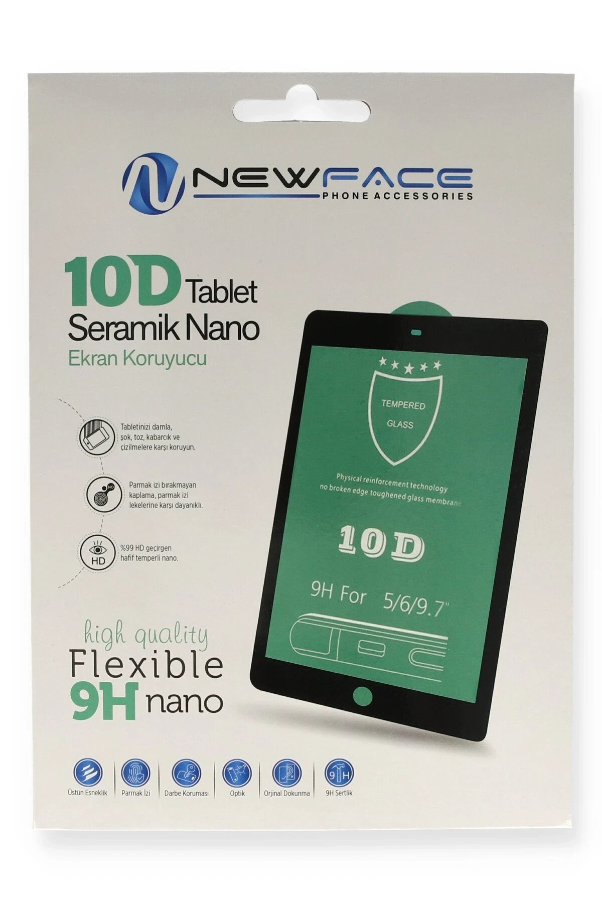 Newface Huawei MediaPad T3 10 / 9.6 Tablet 10D Seramik Nano