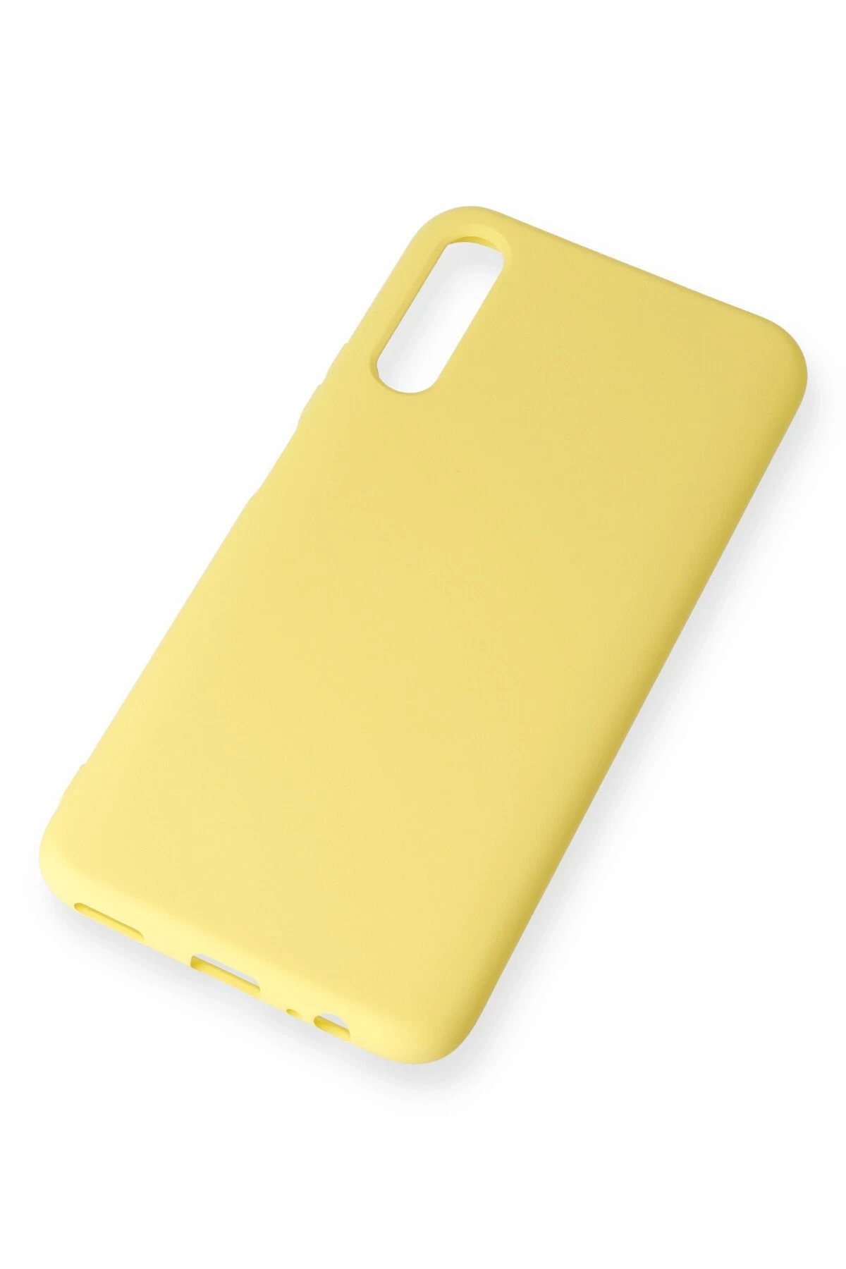 Newface Huawei P Smart Pro / Y9S Kılıf Nano içi Kadife Silikon - Sarı