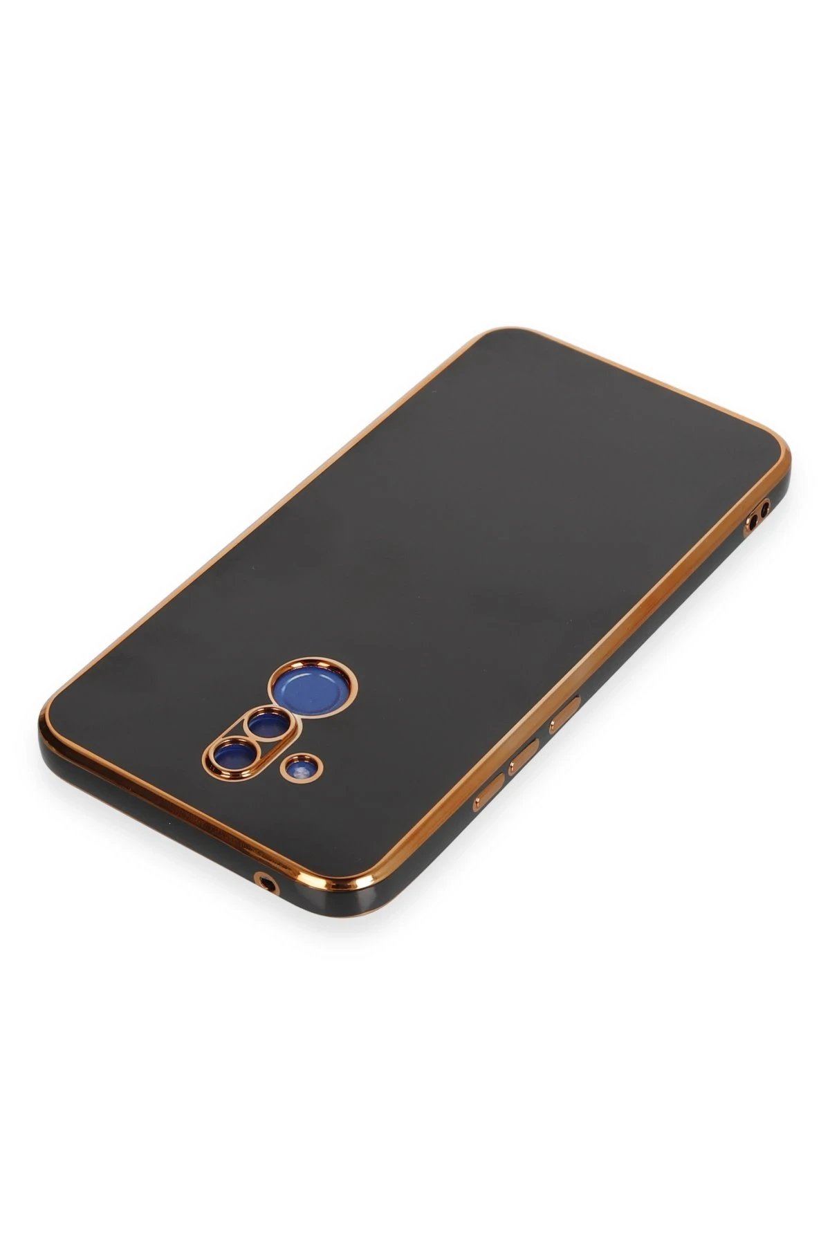 Newface Huawei Mate 20 Lite Kılıf Volet Silikon - Siyah