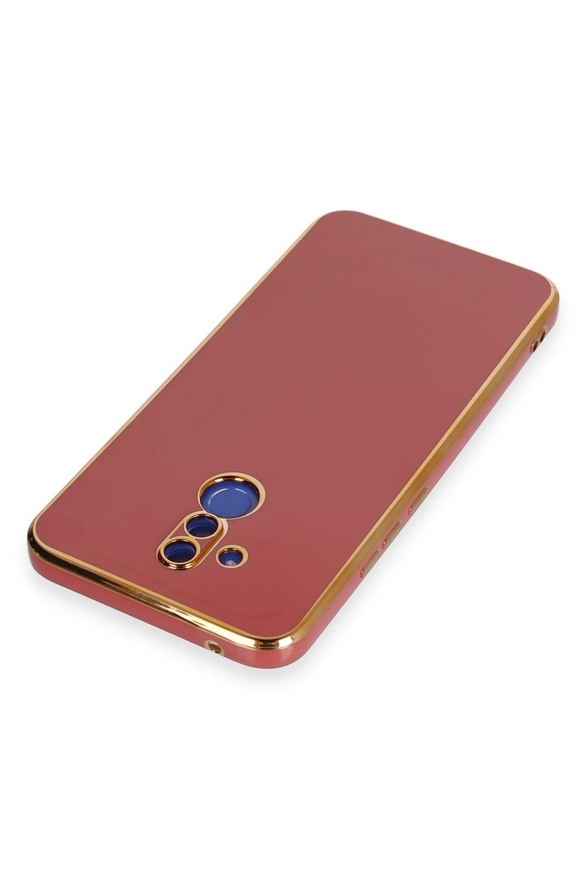 Newface Huawei Mate 20 Lite Kılıf Volet Silikon - Kırmızı